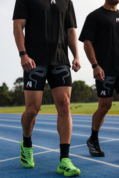 A1 Snake Tights - Black