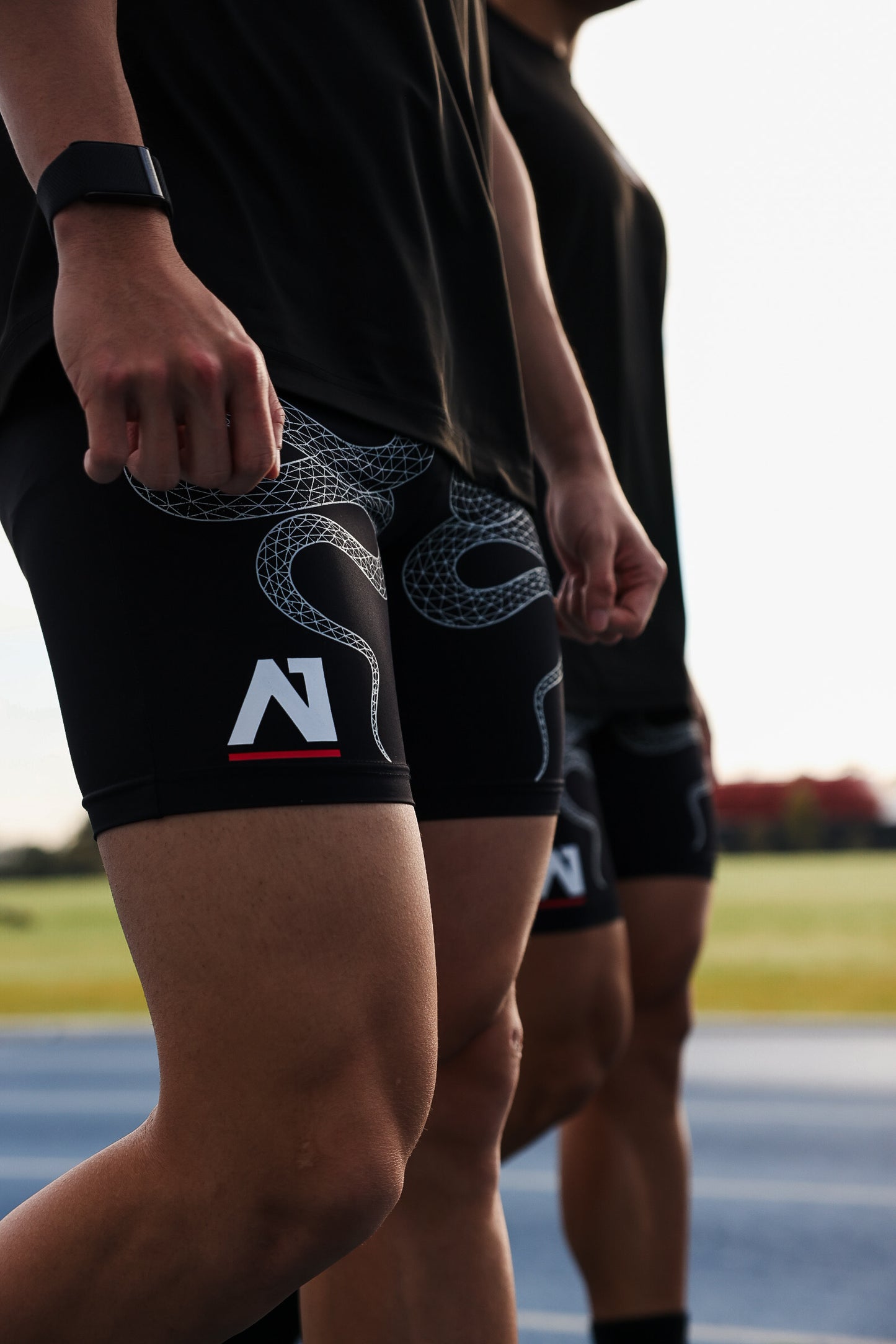 A1 Snake Tights - Black