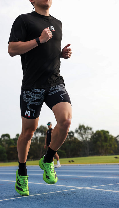 A1 Snake Tights - Black