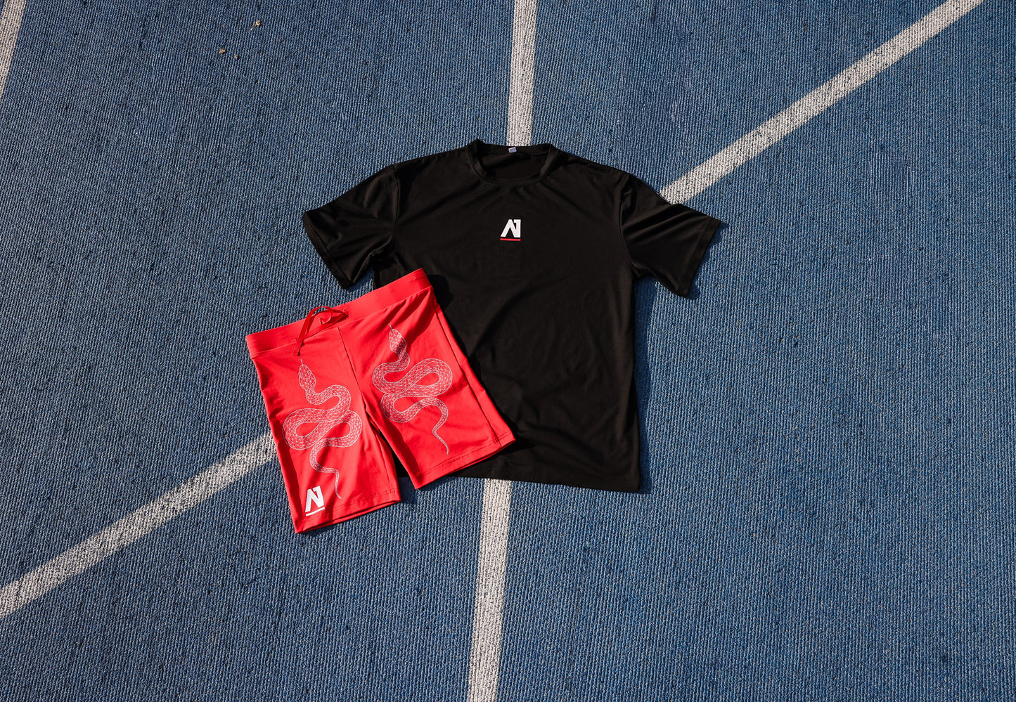 A1 Snake Tights - Red