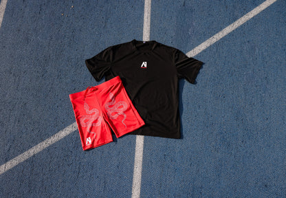 A1 Snake Tights - Red